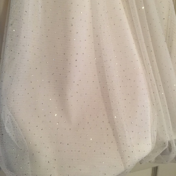 White Sparkle Formal Dress - Picture 3 of 3
